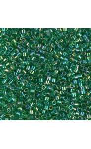 Miyuki delica beads 10/0 - Transparent green ab DBM-152